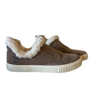 Timberland Suede Skyla Bay Faux Fur Lined Shoes.
